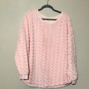 Luxuriously soft pink rosettes